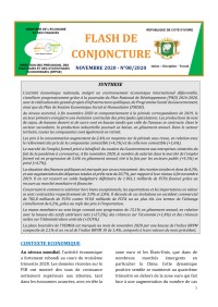 Image of FLASH DE CONJONCTURE - N°08/2020