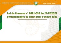 Image of LOI DE FINANCES PORTANT BUDGET DE L'ETAT 2022