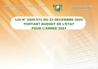 Image of Loi des finances portant budget de l'Etat decembre 2021