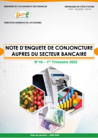 Image of NOTE D'ENQUÊTE CONJONCTURELLE AUPRÈS DU SECTEUR BANCAIRE - N° 18 / 1er Trimestre 2022