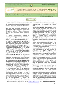Image of NOTE MENSUELLE DE CONJONCTURE – Juillet 2019